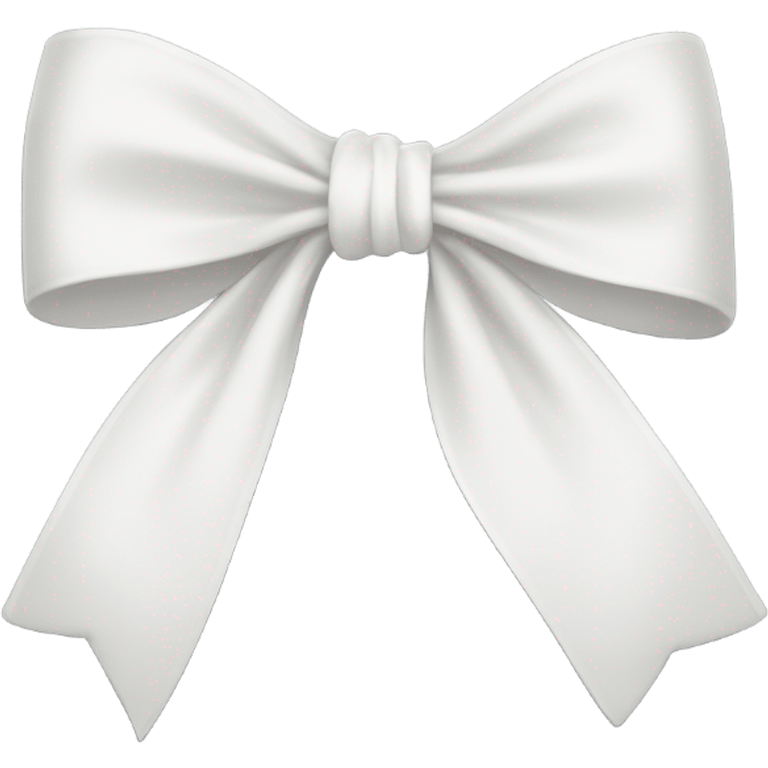 White bow emoji