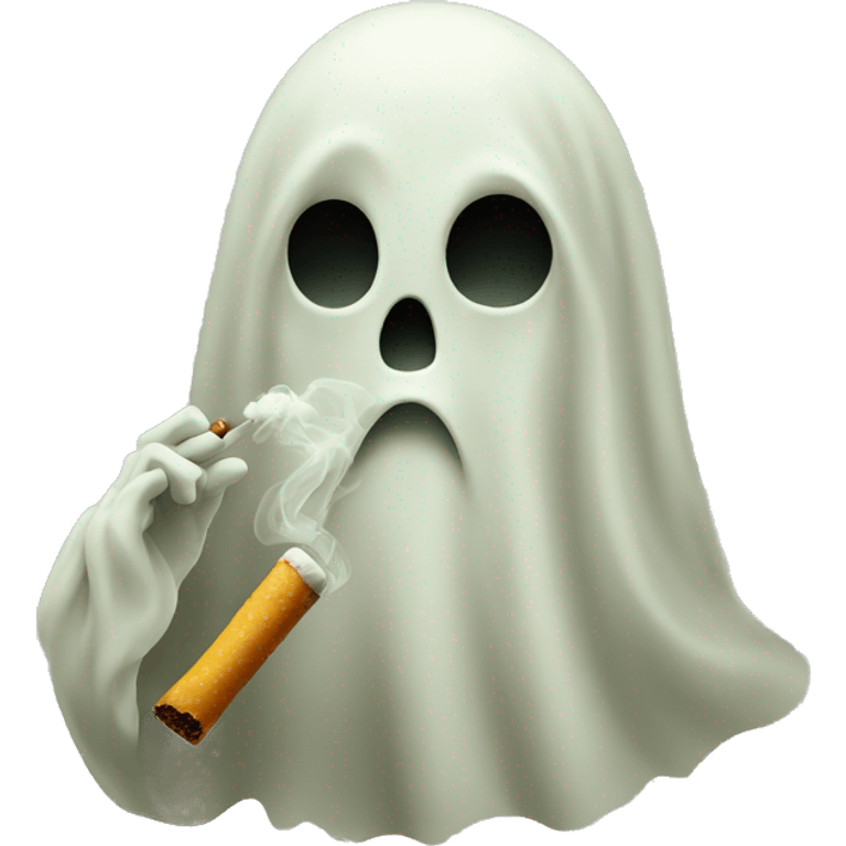 ghost smoking emoji