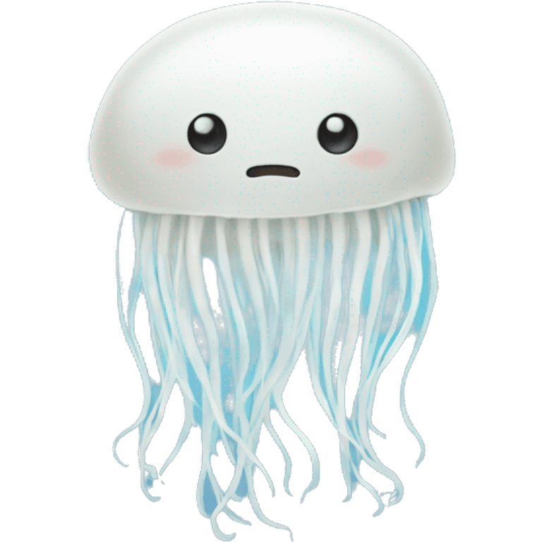 White jellyfish  emoji