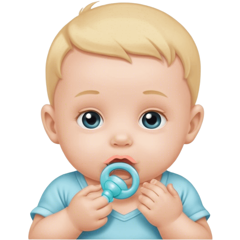 baby with pacifier emoji