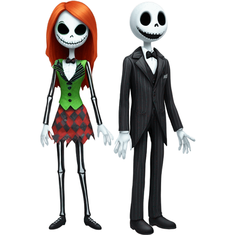 Jack and Sally Skellington  emoji