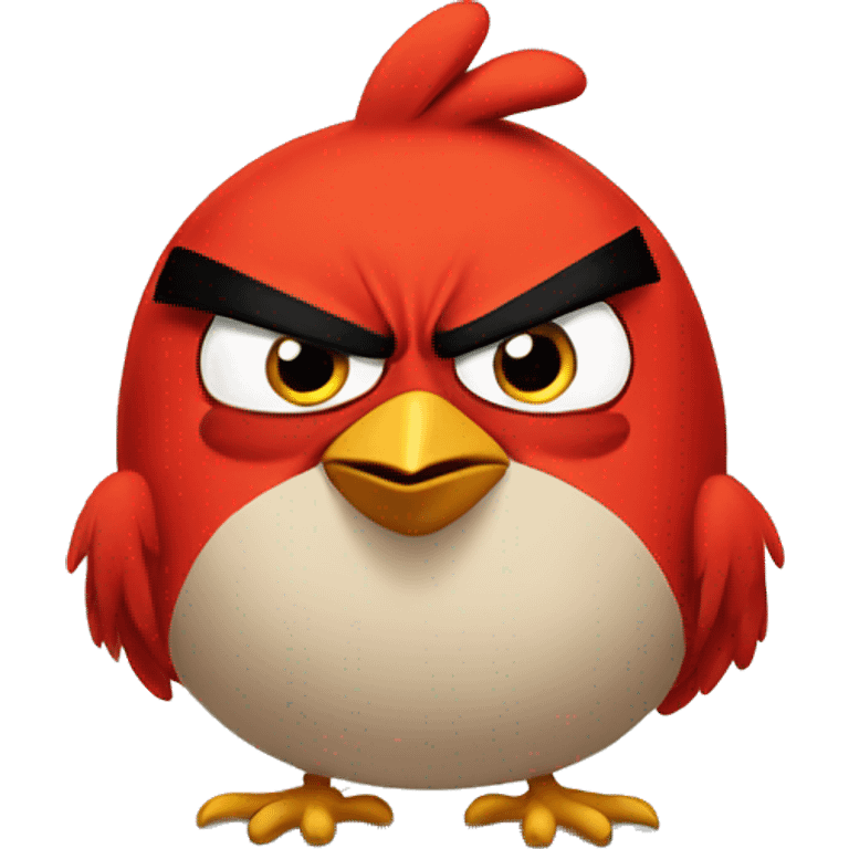 Angry bird emoji