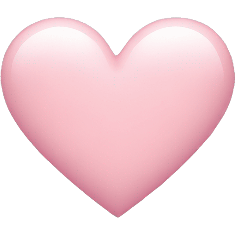 Light pink heart  emoji