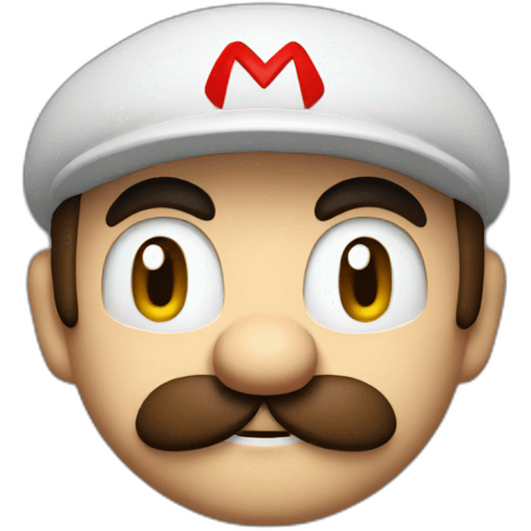 super mario face emoji