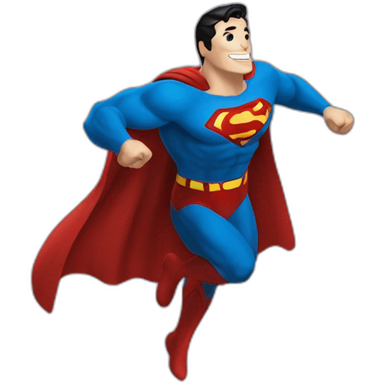 Superman happy emoji