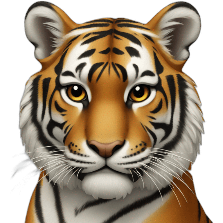 Tiger realistic emoji