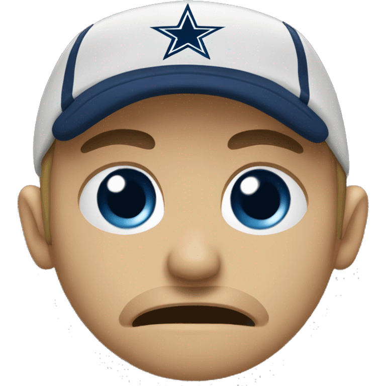 Crying Dallas cowboy fan  emoji