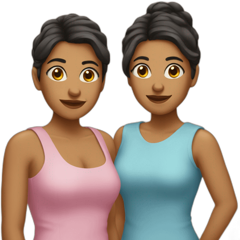 3 latin female sisters emoji