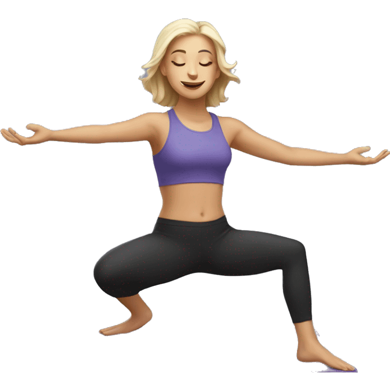 yoga and magic emoji