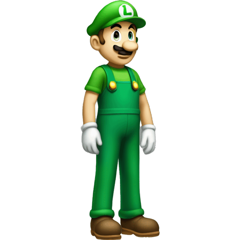 Full body Luigi  emoji