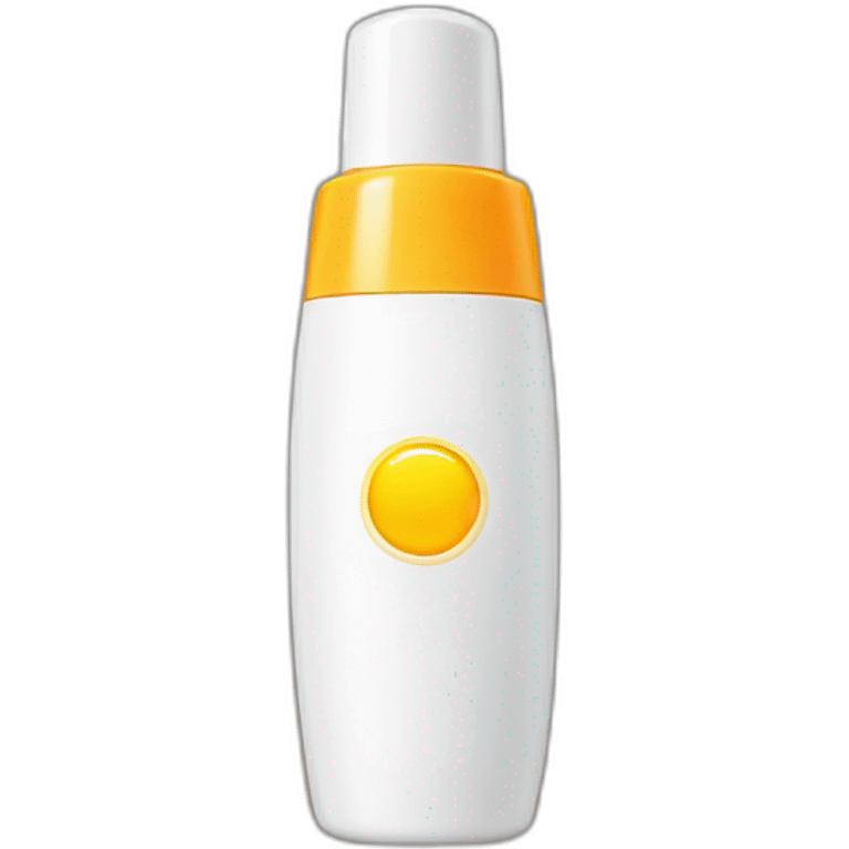 Sunscreen bottle emoji