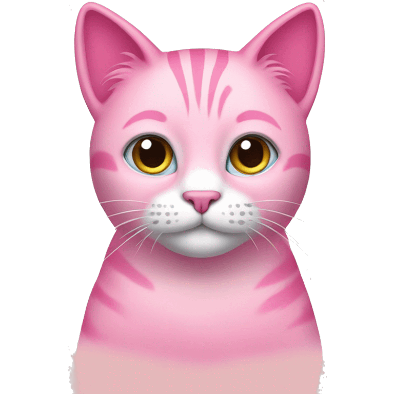 Pink cat  emoji