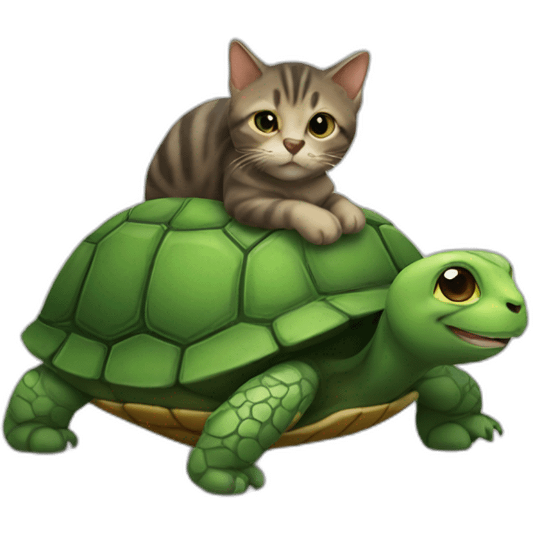 Cat turtle emoji