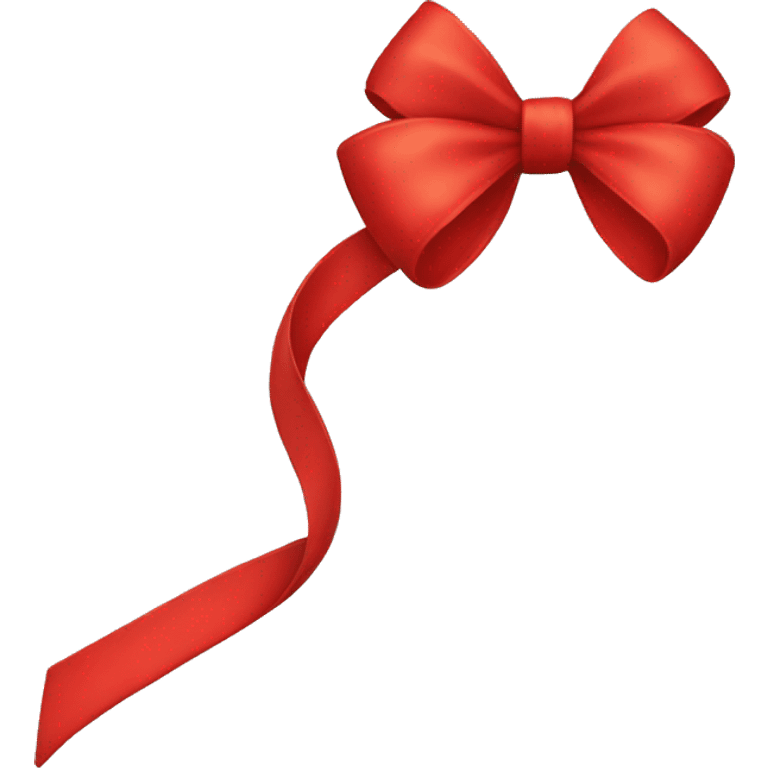 Red bow emoji