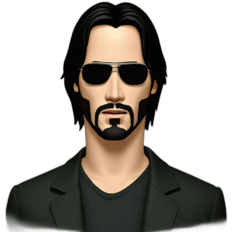 keanu reeves as neo matrix 1999 emoji