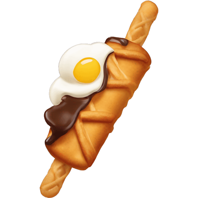 Filipino turon with icecream emoji