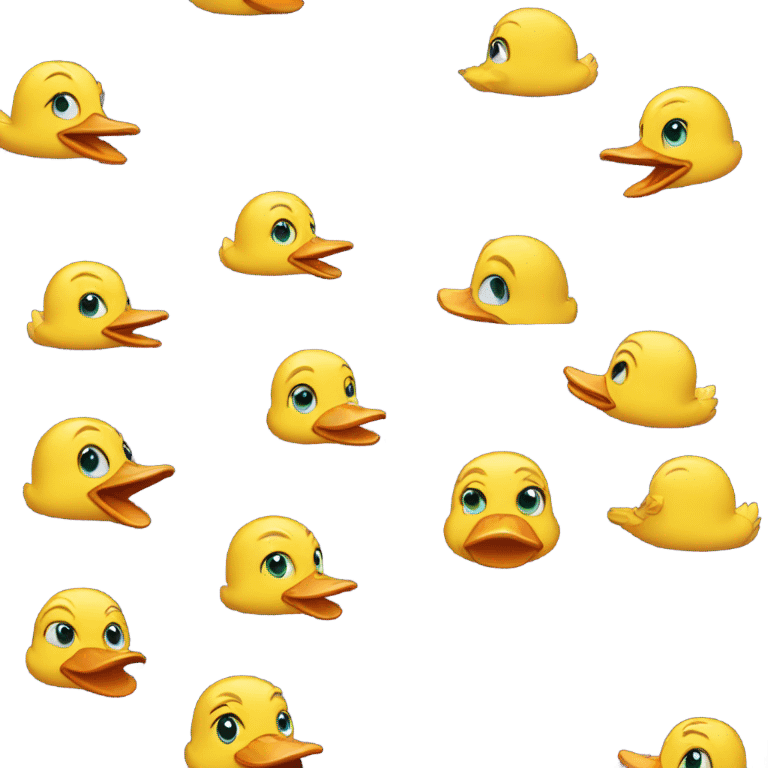 Duck crying emoji