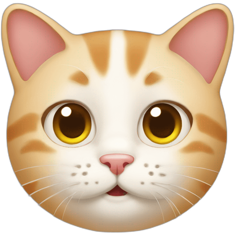 cat with face cute emoji