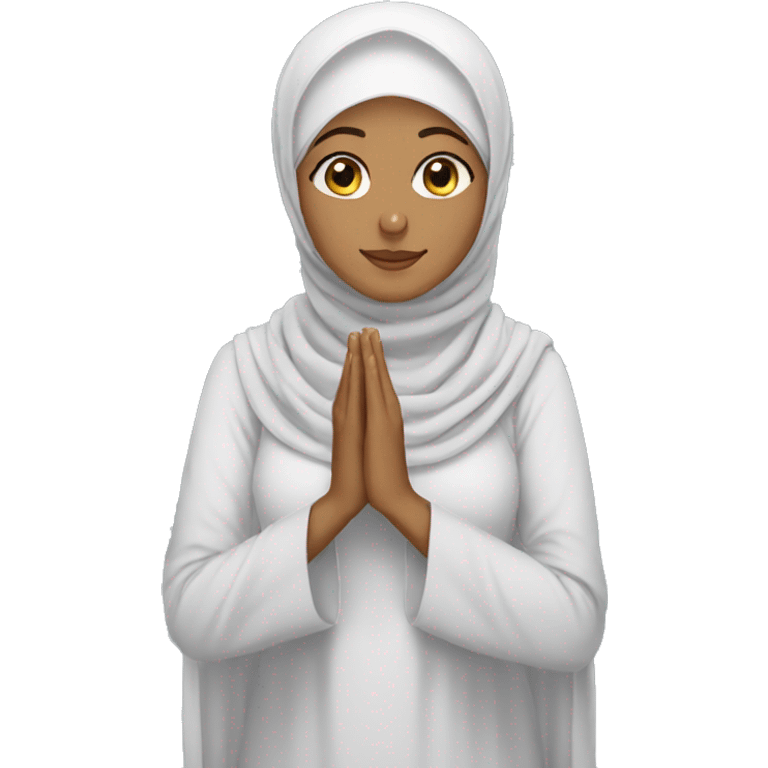 Hijabi woman who pray  emoji