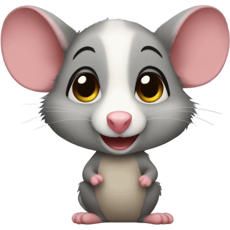 possum saying thank you emoji