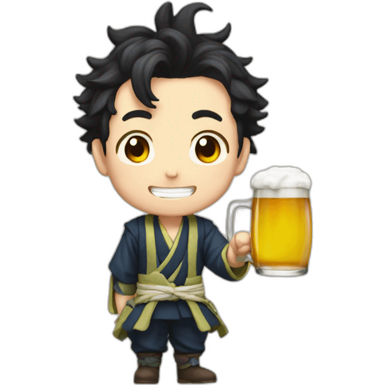 Tanjiro beer emoji