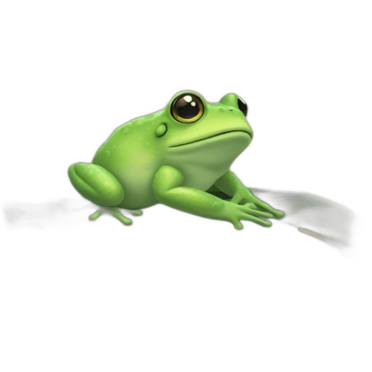 frog dreaming emoji