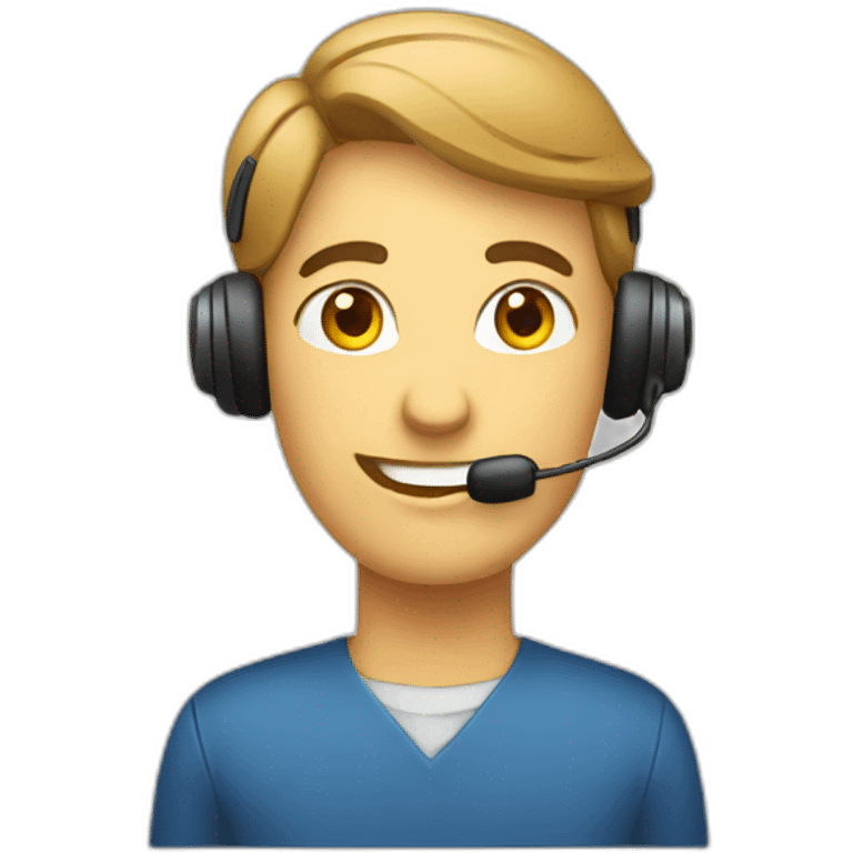 call center emoji