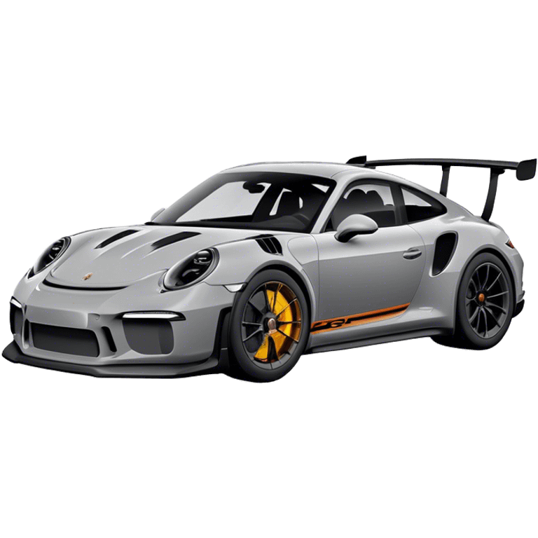 Porsche GT3RS - Porsche (Model Year: 2021) (Iconic colour: Grey and Black) emoji