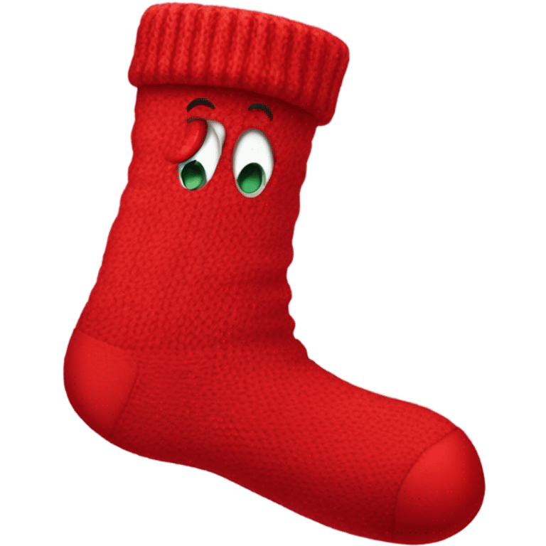 Socken rote spritzer emoji