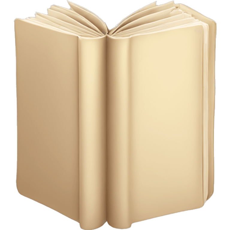 Book cover beige  emoji