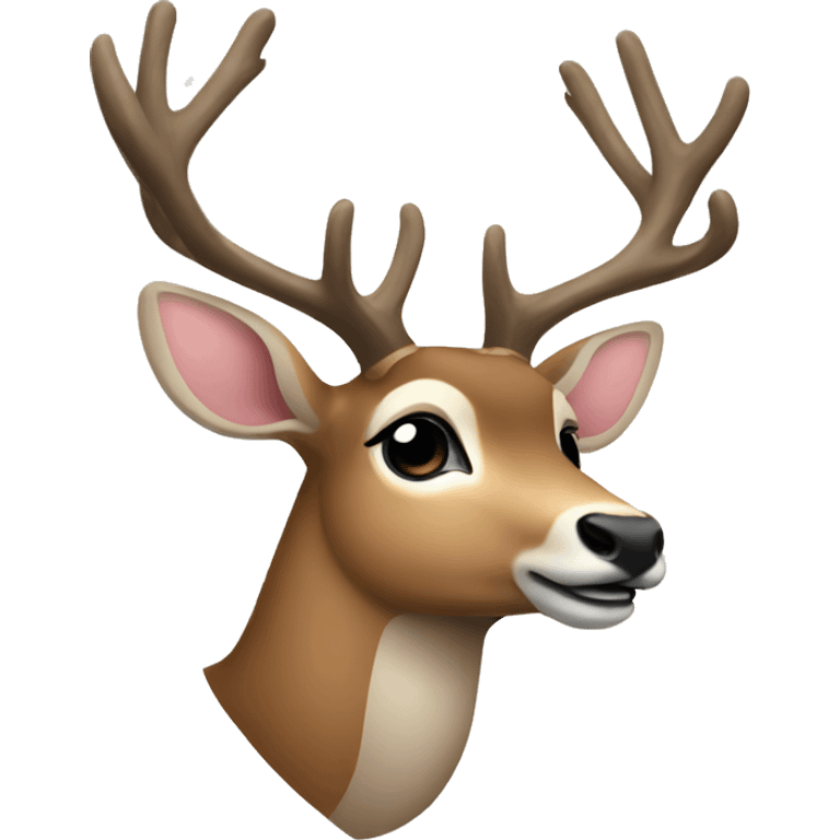 Deer Christmas emoji