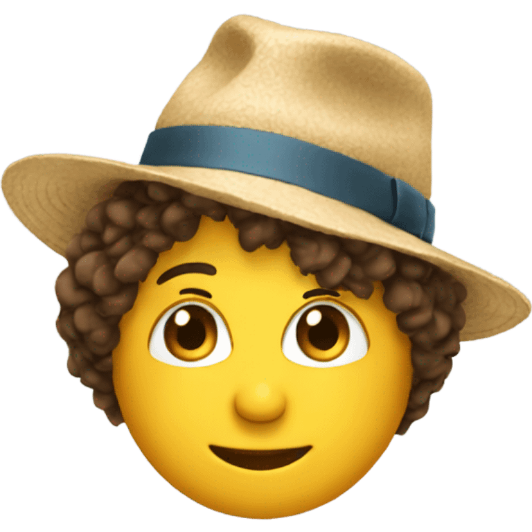 Me wearing a hat  emoji