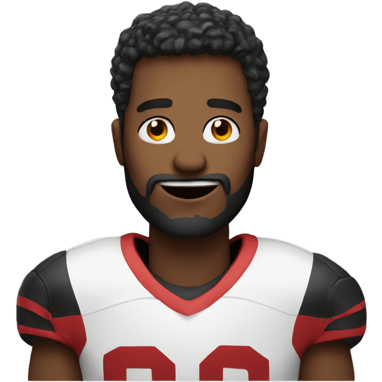 Football guy with beer  emoji