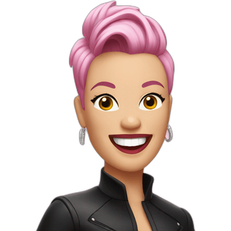 P!NK singing and dancing  emoji