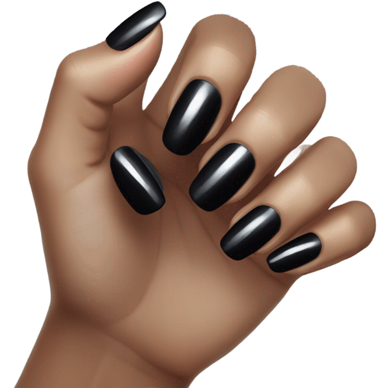 black nails emoji