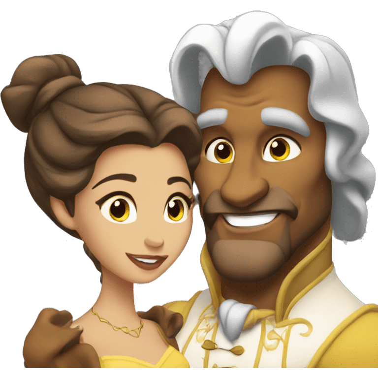 Beauty and the beast emoji