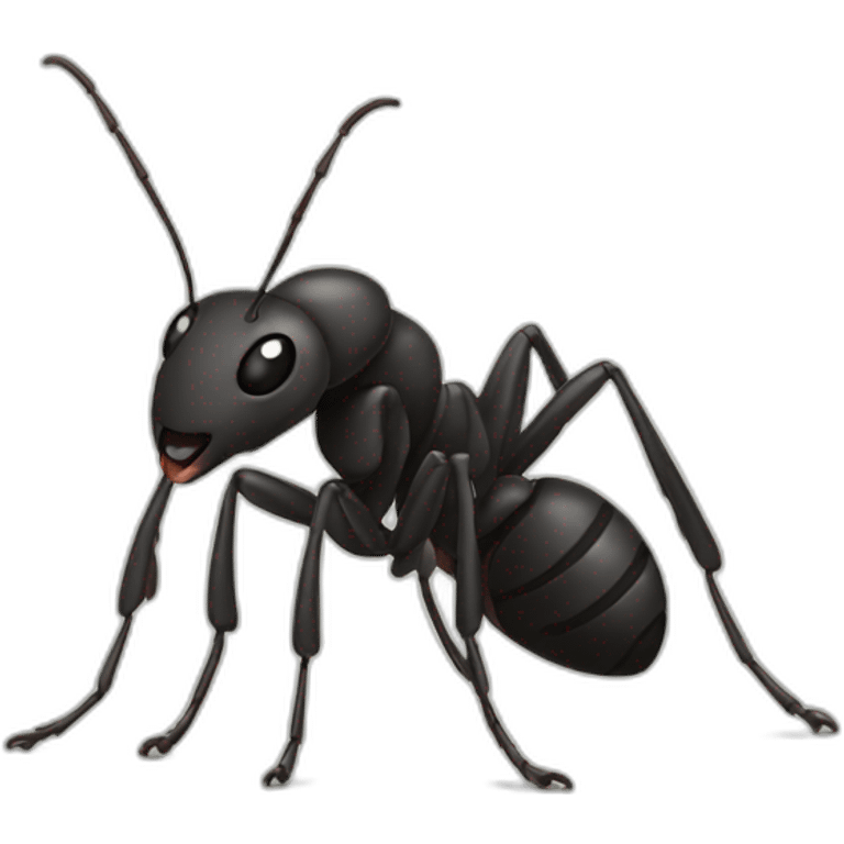 Black ants emoji