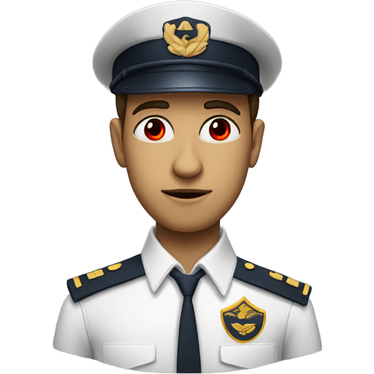 Red eye Airline Pilot emoji