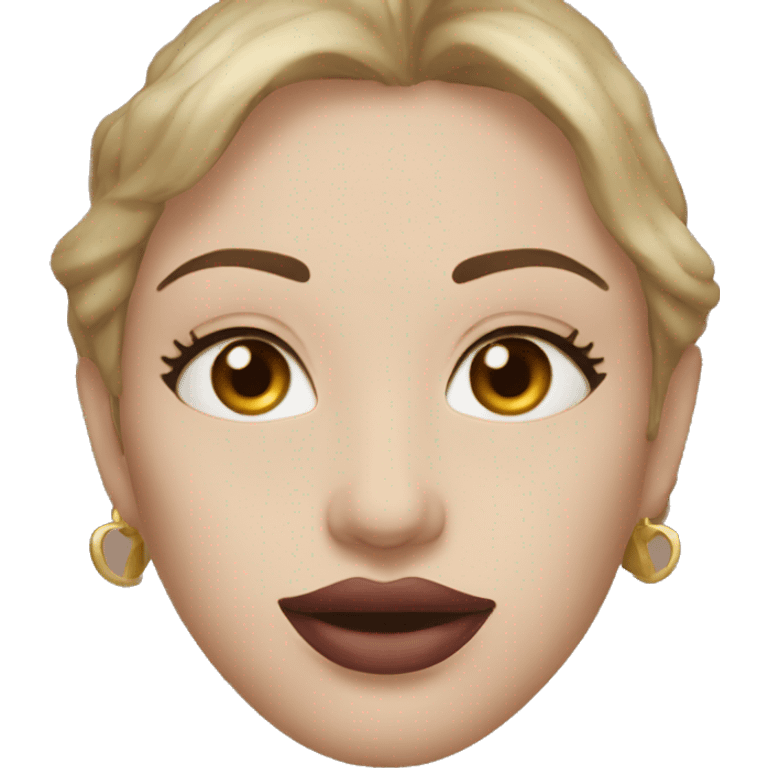 Crema en los labios emoji