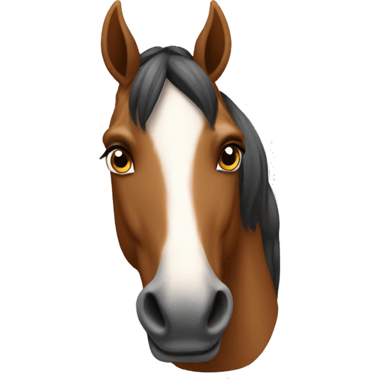 Un caballo emoji