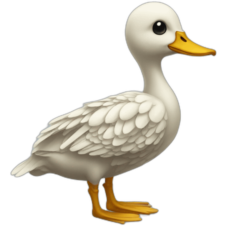 skeleton duck emoji