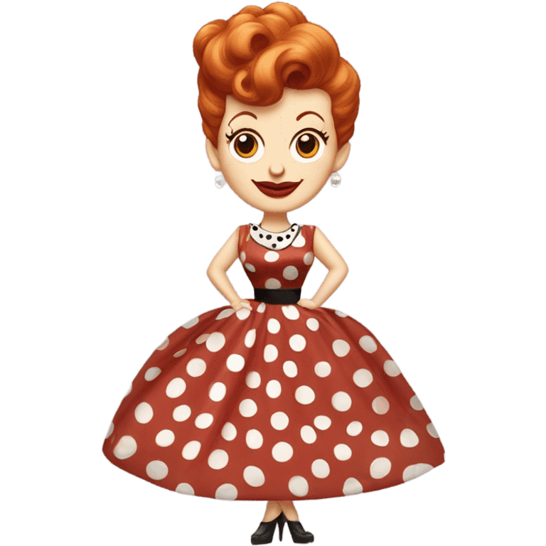 Ghost of Lucille ball emoji