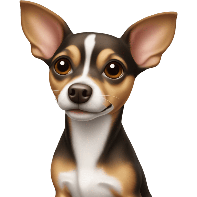 Brown rat terrier Chihuahua mix emoji