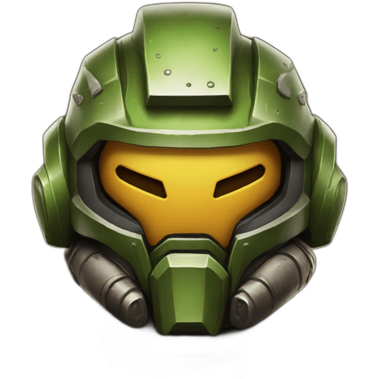 Doom slayer with bier emoji