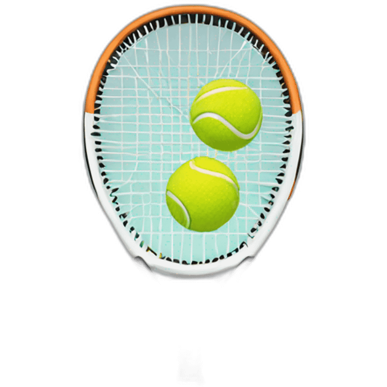 tennis racket with ball emoji