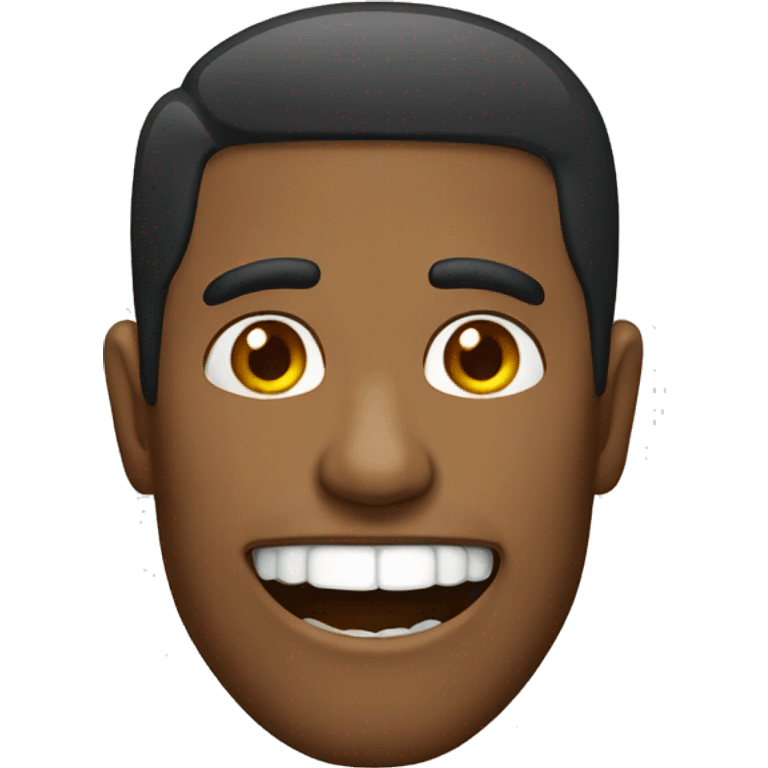 Hombre sin dientes emoji