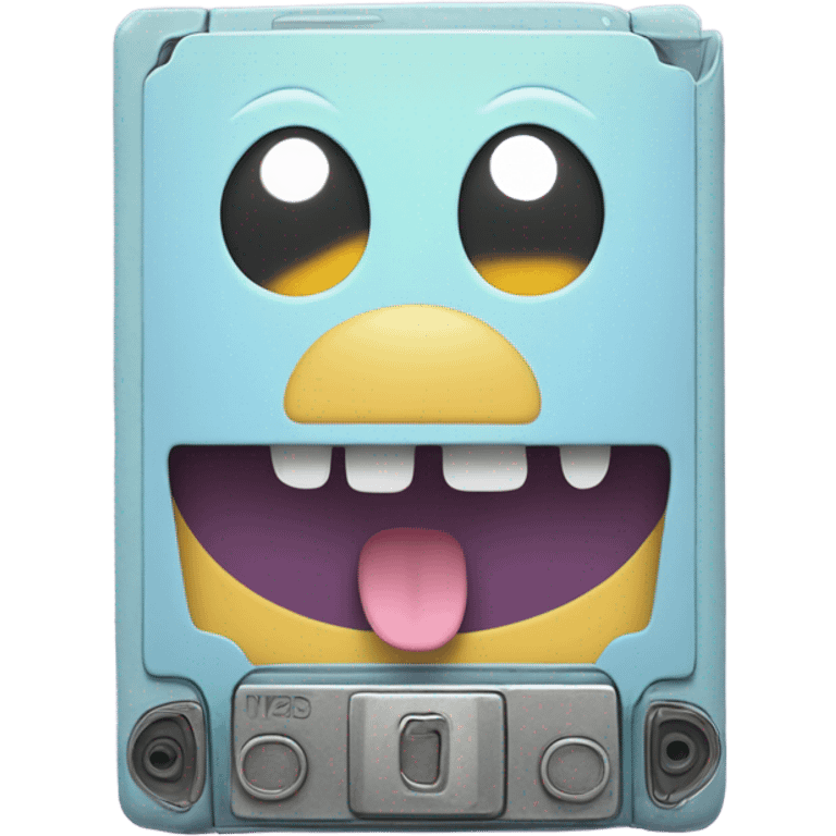 Sparky pastel VHS tape emoji