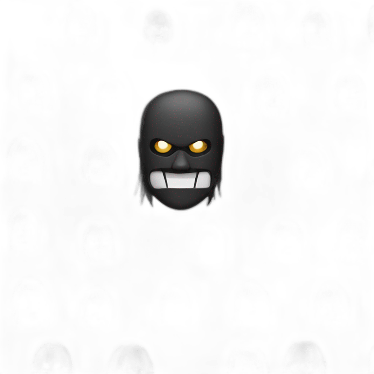 black metalhead emoji