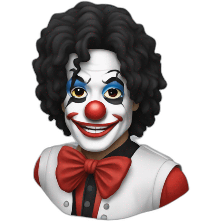 michael jackson clown emoji