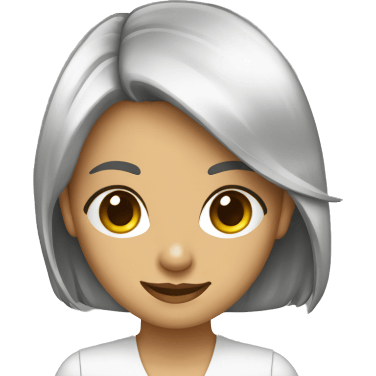 Diseñadora grafica morocha emoji